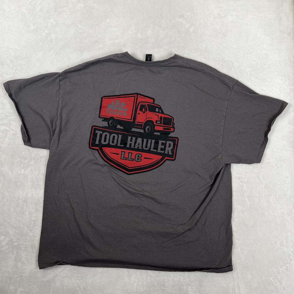 Mac Tools Tool Hauler T-Shirt Mens 2XL Gray Truck Graphic LLC Workwear Tee